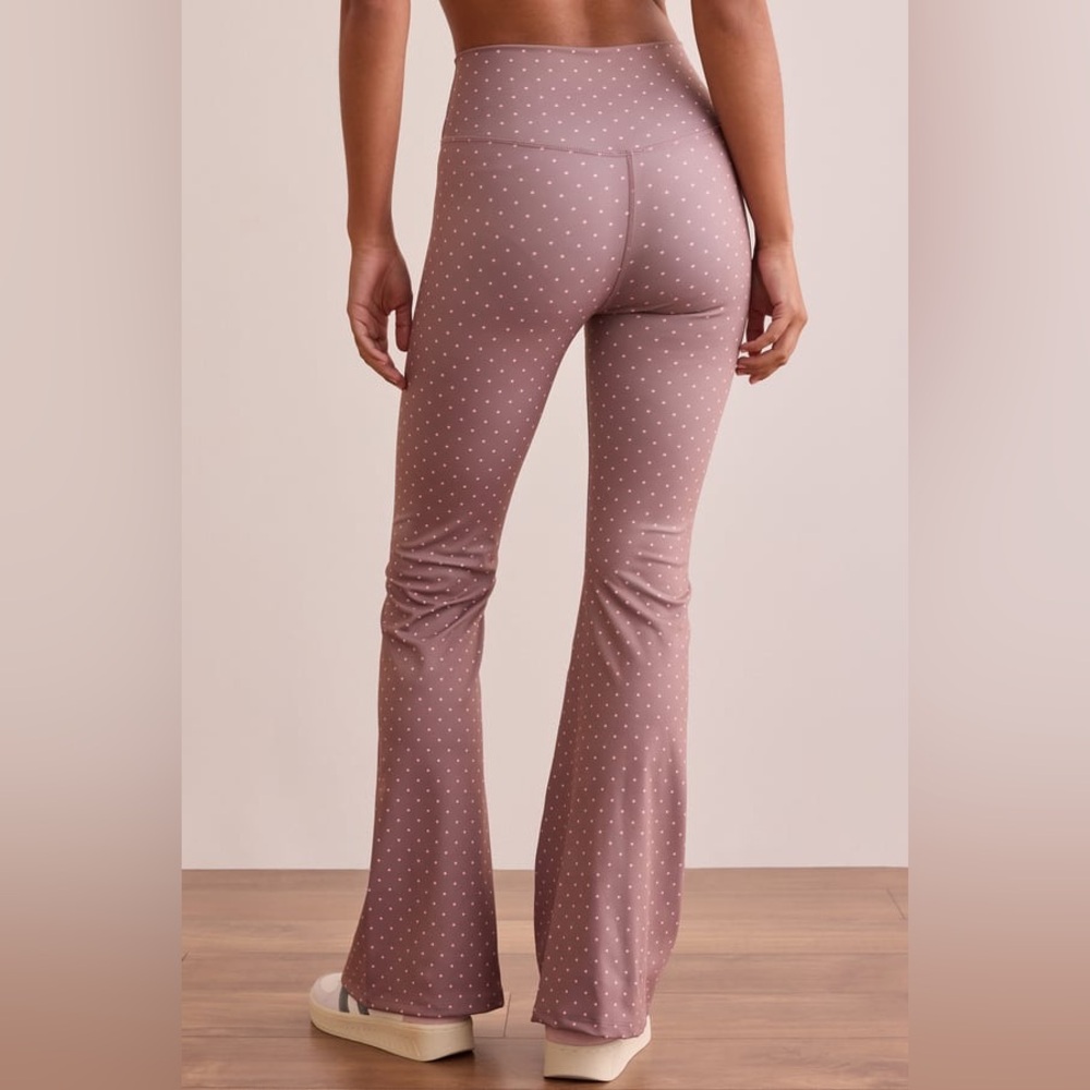 SOLD ✨NWT~Altar’d State “Go For It” Polka Dot Flare Leggings✨ - Picture 1 of 9